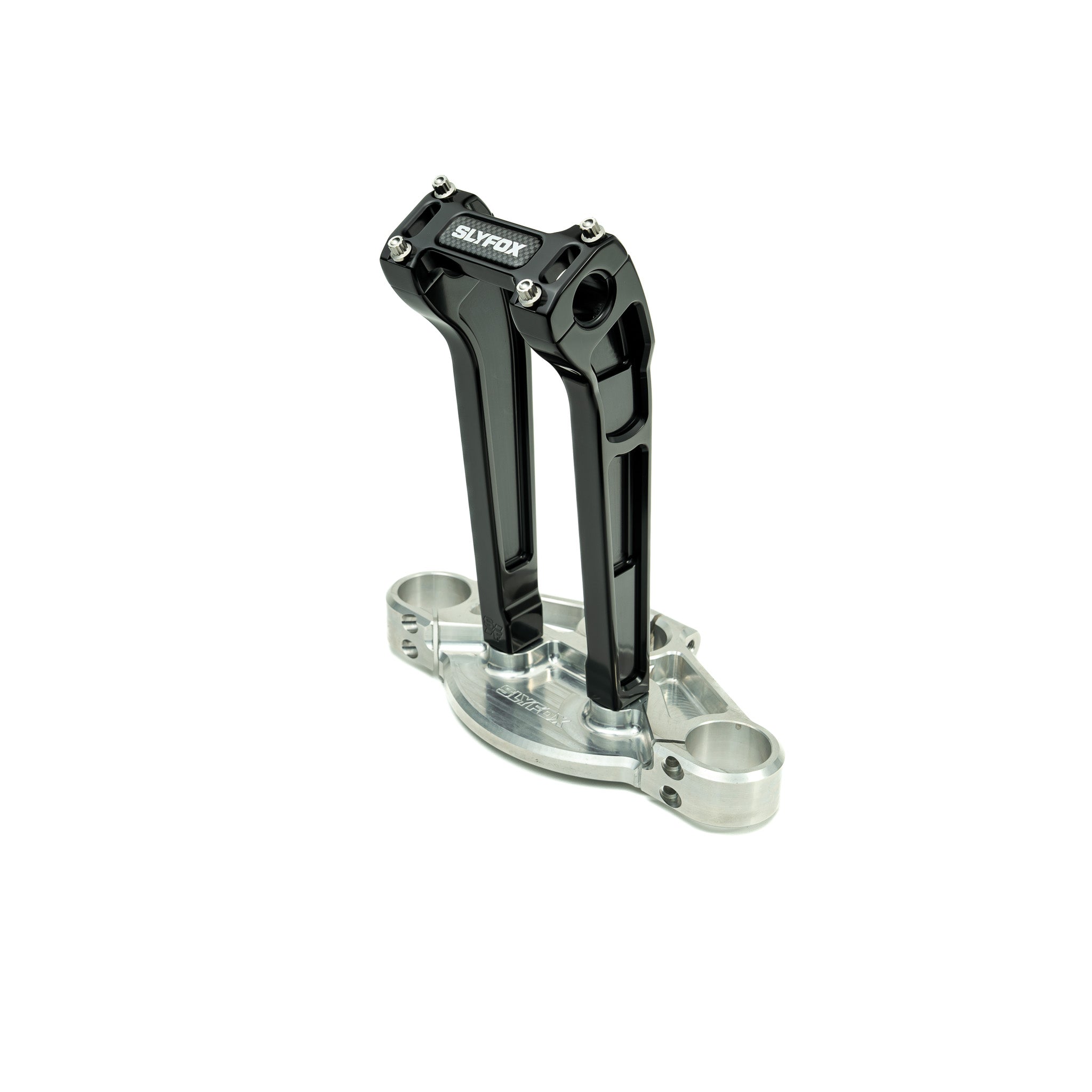 SLYFOX Riser - Pullback - 1-1/8" Clamping - 10" Rise - BLACK