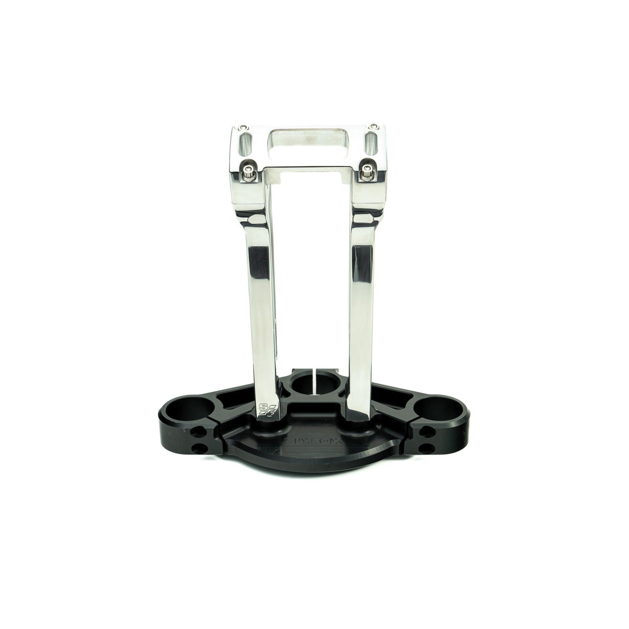 SLYFOX 1" Riser Top Clamp M8 Softail RAW