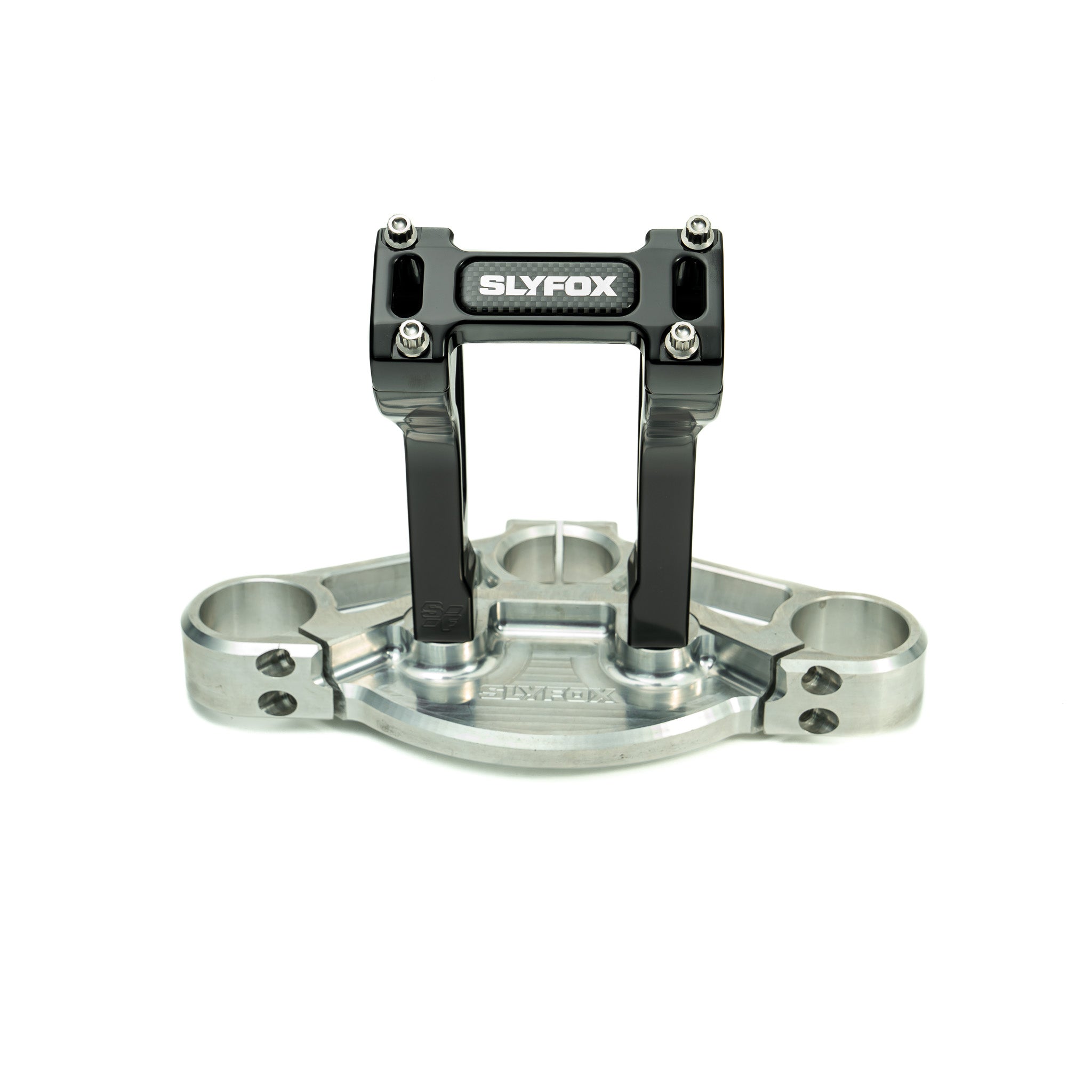 SLYFOX Riser - Pullback - 1-1/8" Clamping - 6" Rise - BLACK
