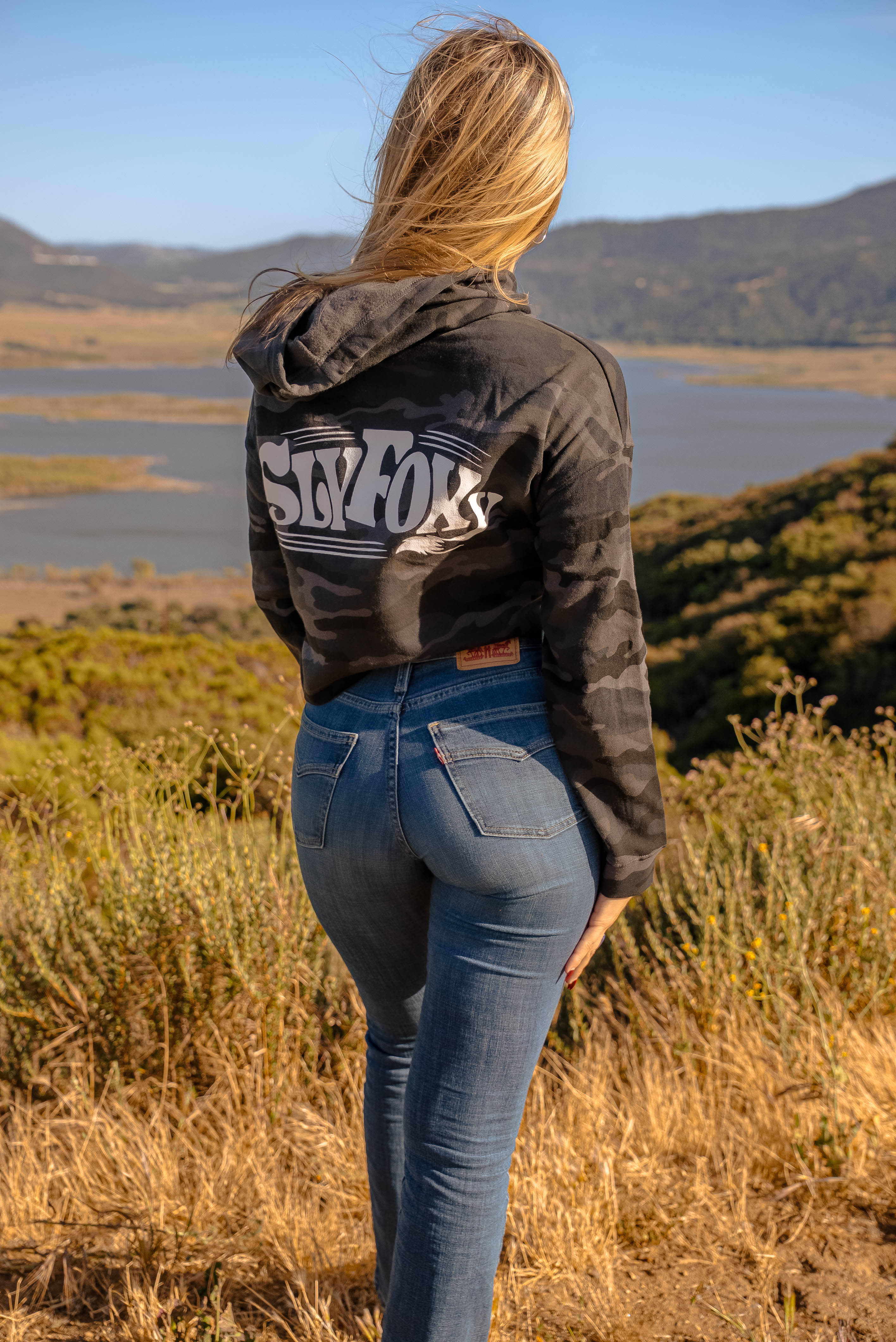 SLYFOXy Crop Hoodie (Camo)